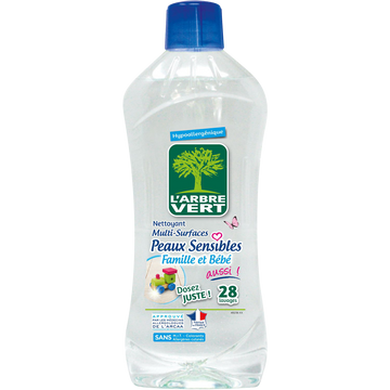 Nettoyant peaux sensibles L'ARBRE VERT, 1l