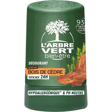 Déodorant Homme bois de cédre L'ARBRE VERT BIEN ETRE 50ml