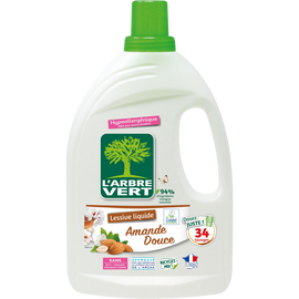 Lessive amande L'ARBRE VERT 1,53l x 34 lavages