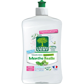 Liquide vaisselle et mains concentré menthe/basilic ARBRE VERT fl.500ml