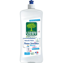 Liquide vaisselle mains biberons peaux sensibles ARBRE VERT flacon 750ml