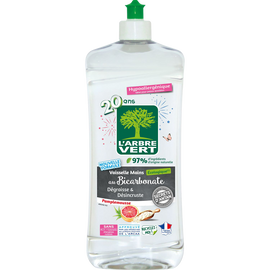 Liquide vaisselle bicarbonate pamplemousse ARBRE VERT 750ml