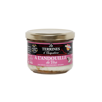 Terrine à l'andouille de Vire LES TERRINES D'AUGUSTINE, pot en verre de 190g