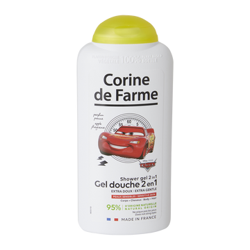 Gel douche cheveux et corps cars CORINE DE FARME 300ml