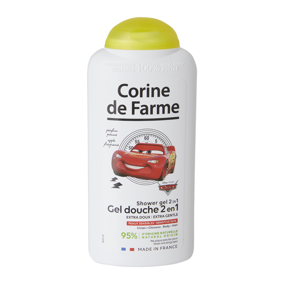Gel douche cheveux et corps cars CORINE DE FARME 300ml