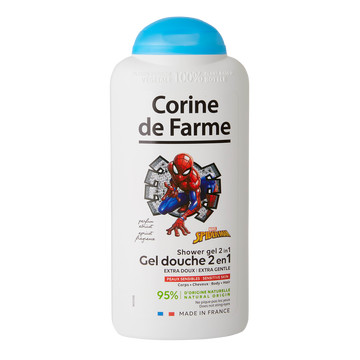 Gel douche cheveux et corps spiderman avengers CORINE DE FARME 300ml