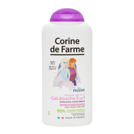 Gel douche cheveux et corps reine des neiges CORINE DE FARME 300ml