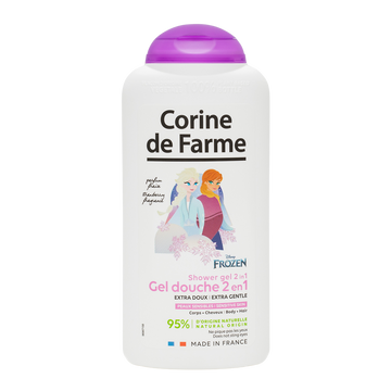 Gel douche cheveux et corps reine des neiges CORINE DE FARME 300ml