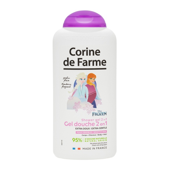 Gel douche cheveux et corps reine des neiges CORINE DE FARME 300ml