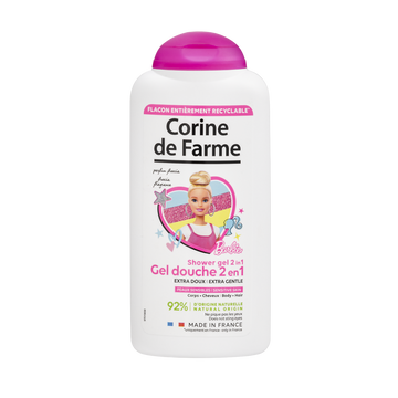 Gel douche corps&cheveux CORINE DE FARME barbie 300ml