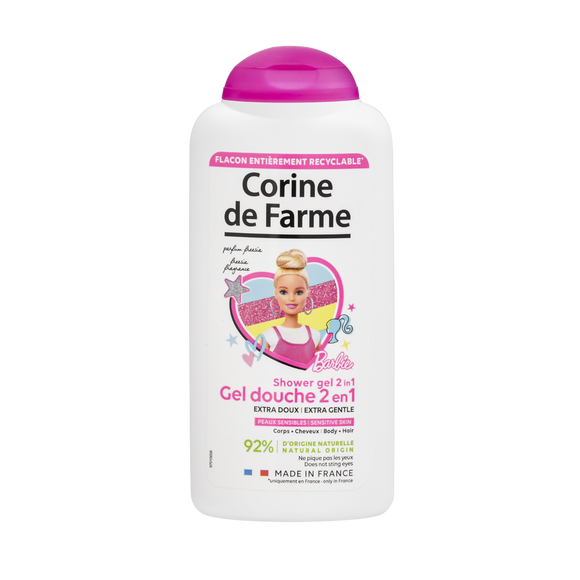 Gel douche corps&cheveux CORINE DE FARME barbie 300ml