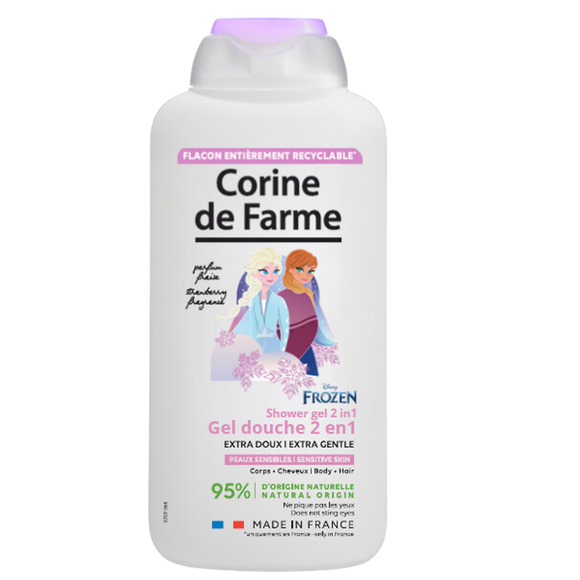 Gel douche CORINE DE FARME 2 en 1 Frozen 500ml