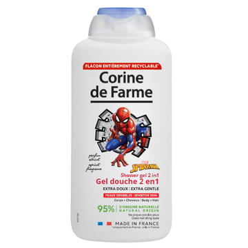 Gel douche CORINE DE FARME 2 en 1 Spiderman 500ml