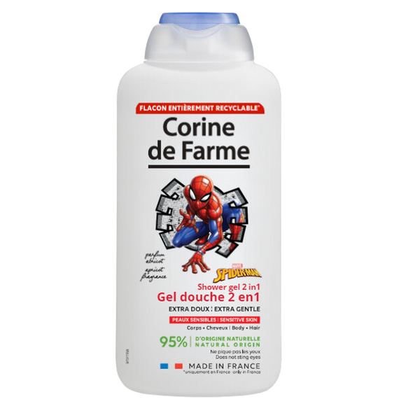 Gel douche CORINE DE FARME 2 en 1 Spiderman 500ml