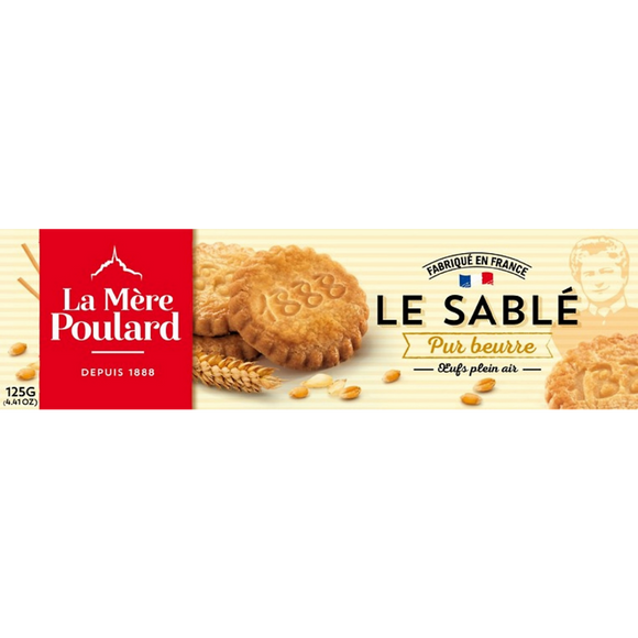 Galettes Biscuits Sablés du Mont St Michel LA MÈRE POULARD, 125g