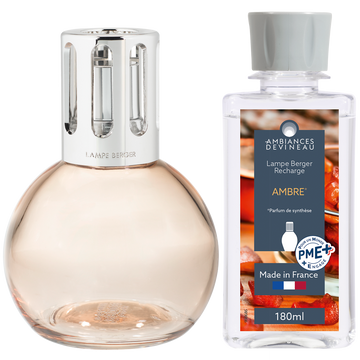 Lampe Berger Bingo Nude et recharge 180ml Ambre - DEVINEAU