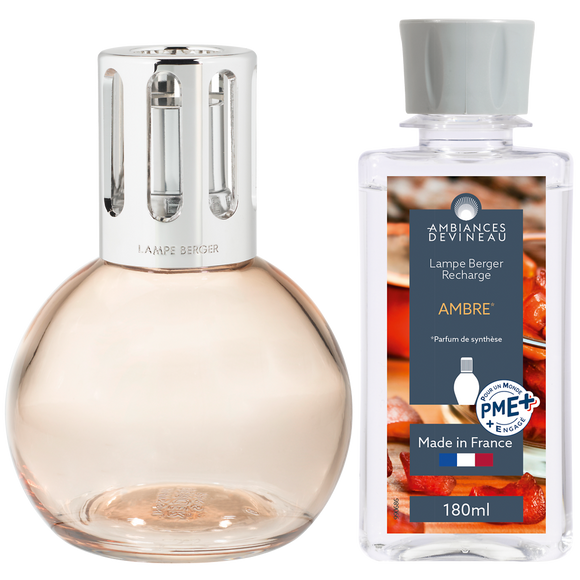 Lampe Berger Bingo Nude et recharge 180ml Ambre - DEVINEAU