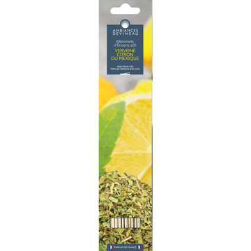 Bâtonnet d'encens verveine citron du Mexique x20