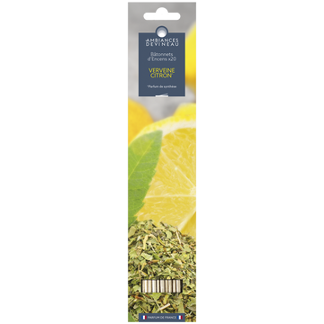 Bâtonnet d'encens verveine citron du Mexique x20