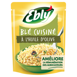 Blé Express 2mn nature à l'huile d'olive EBLY pochon 220g