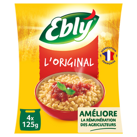 Blé nature précuit cuisson rapide 10mn EBLY 500g (sachets 4x125g)