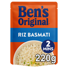 Riz Basmati express 2min BEN'S ORIGINAL - Sachet micro-ondable 220g