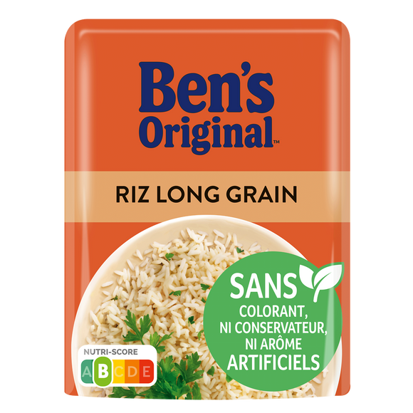 Riz micro-ondable Long Grain 2min BEN'S ORIGINAL 220g