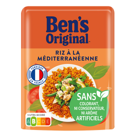 Riz micro-ondable cuisiné à la Méditerranéenne 2min BEN'S ORIGINAL 220g