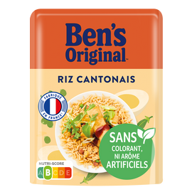 Riz micro-ondable Cantonais 2min BEN'S ORIGINAL 220g