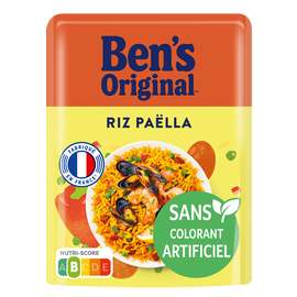 Riz micro-ondable façon Paëlla 2min BEN'S ORIGINAL 220g