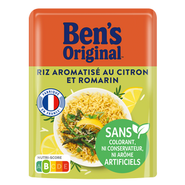 Riz micro-ondable Citron et Romarin 2min BEN'S ORIGINAL 220g