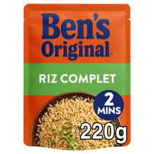 Riz Complet express 2min BEN'S ORIGINAL - Sachet micro-ondable 220g