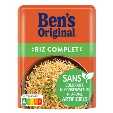 Riz complet Micro Ondable 2mn BEN'S ORIGINAL sachet 220g