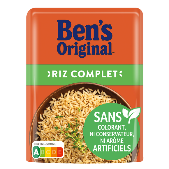 Riz complet Micro Ondable 2mn BEN'S ORIGINAL sachet 220g