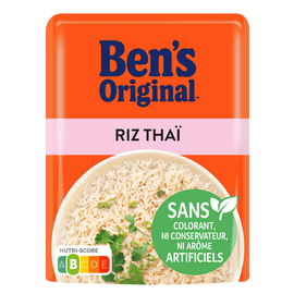 Riz thaï Micro Ondable 2 minutes BEN'S ORIGINAL sachet 220g