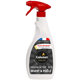 Nettoyant mousse décapant vitre insert et poele CALUMET, 750ml