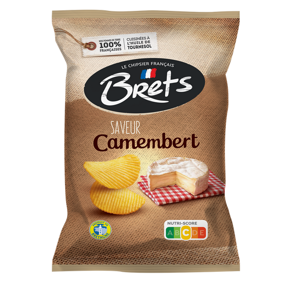 Chips arome camembert BRETS, 125g