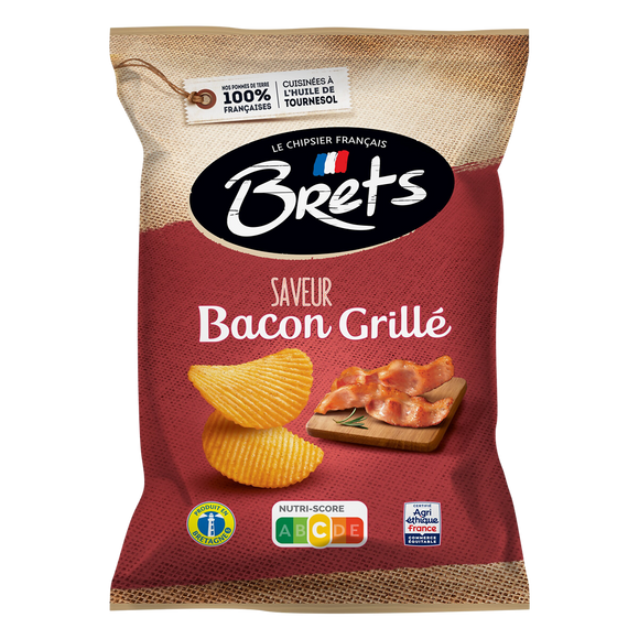 Chips saveur bacon BRETS 125g