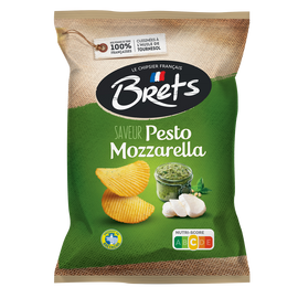 Chips saveur pesto mozzarella BRET'S 125g