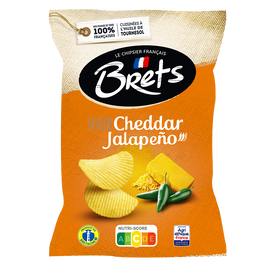 Chips Saveur Cheddar Jalapeno BRETS 125g