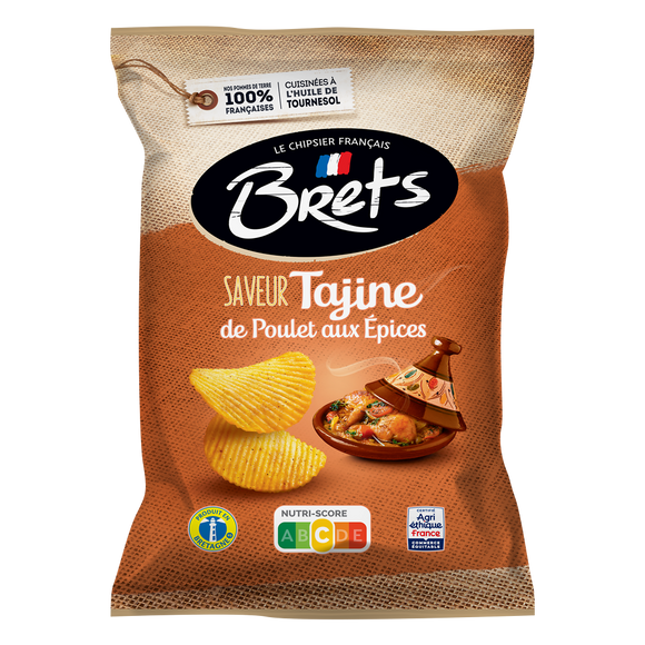 Chips saveur tajine poulet BRETS 125g
