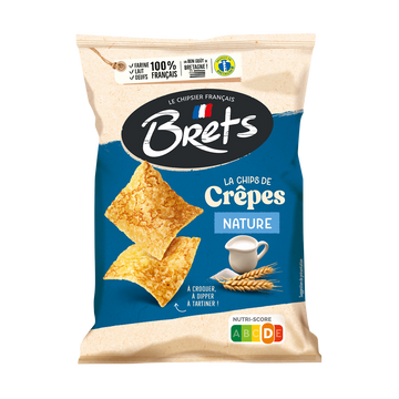 La chips de crêpes nature BRETS 100g