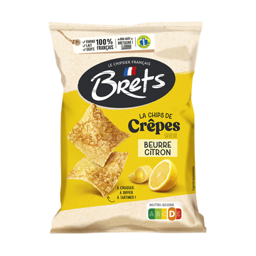 Chips de crêpes beurre citron BRETS 100g
