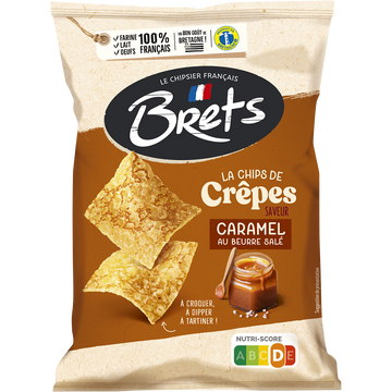 Chips de crêpes caramel beurre salé BRETS 100g