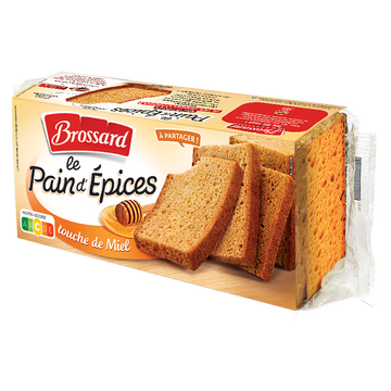 Pain d'épices au miel BROSSARD, 350g