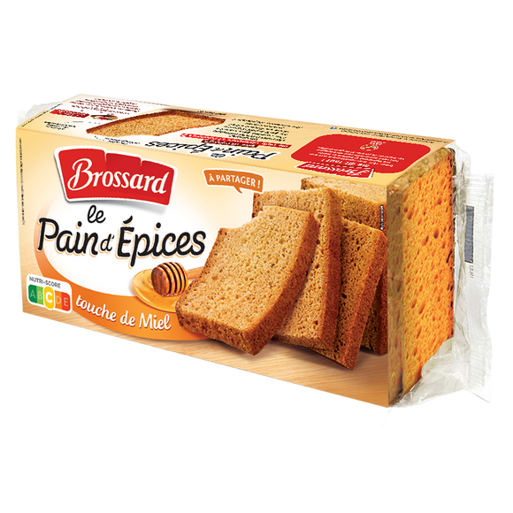 Pain d'épices au miel BROSSARD, 350g