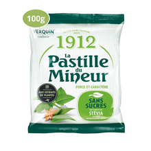 Bonbons pastilles du mineur sans sucre VERQUIN, sachet de 100g