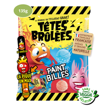 Bonbon fraise et framboise kitache TETE BRÛLÉES, 135g