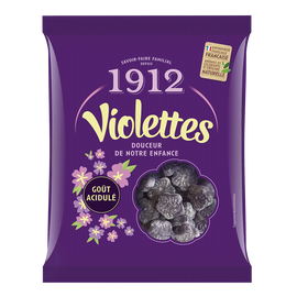 Bonbons pastilles violette sauvage VERQUIN, sachet 200g