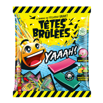 Bonbons TETES BRÛLÉES yaaah 180g